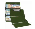 WhiteCoat Clipboard® Trifold - Army Green Nursing Edition